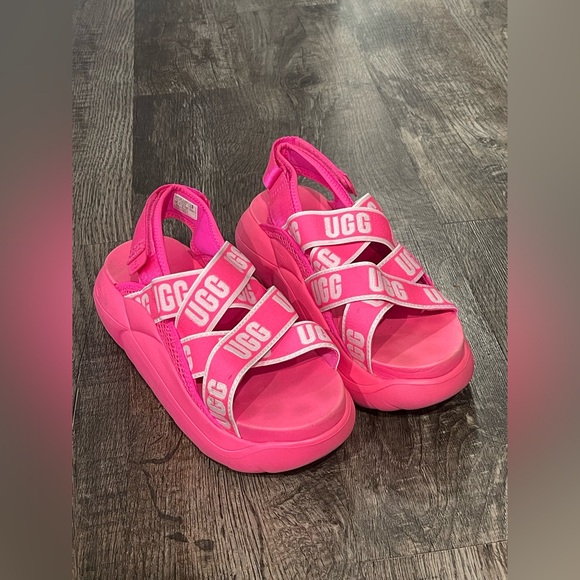 UGG Vibrant Pink Sandals for Kids